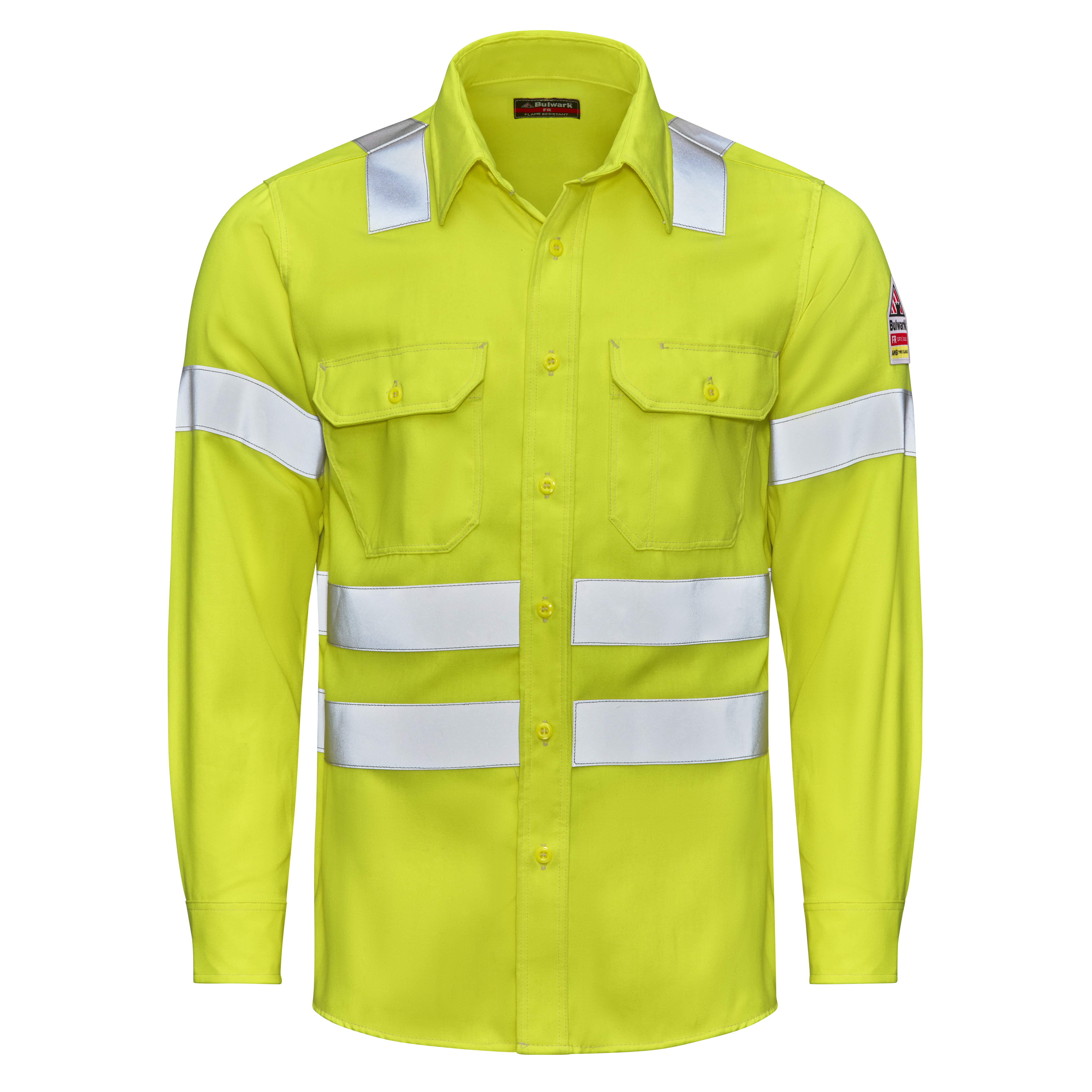 Bulwark® Men's Hi-Visibility Work Shirt 2