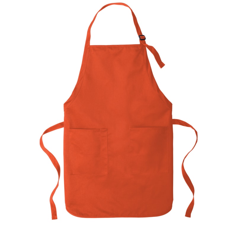 Port Authority Full-Length Two-Pocket Bib Apron. 30