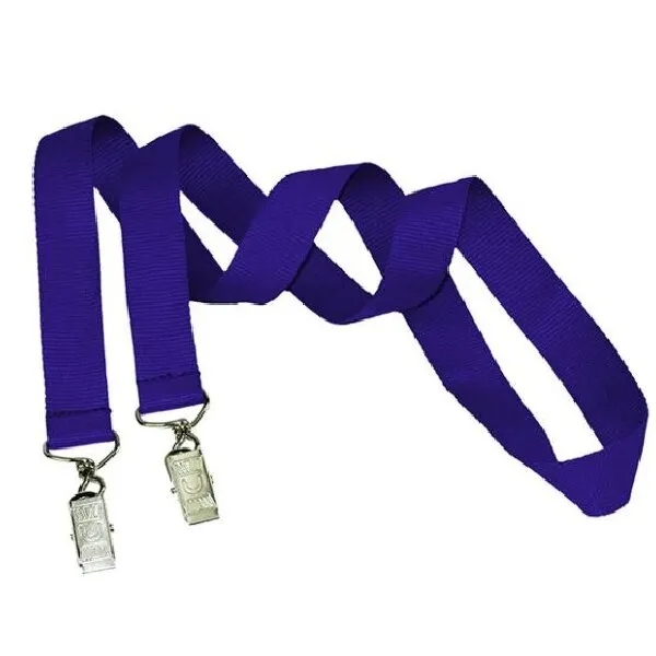 3/4" Custom Open Ended Polyester Lanyard w/ Badge Holder 9