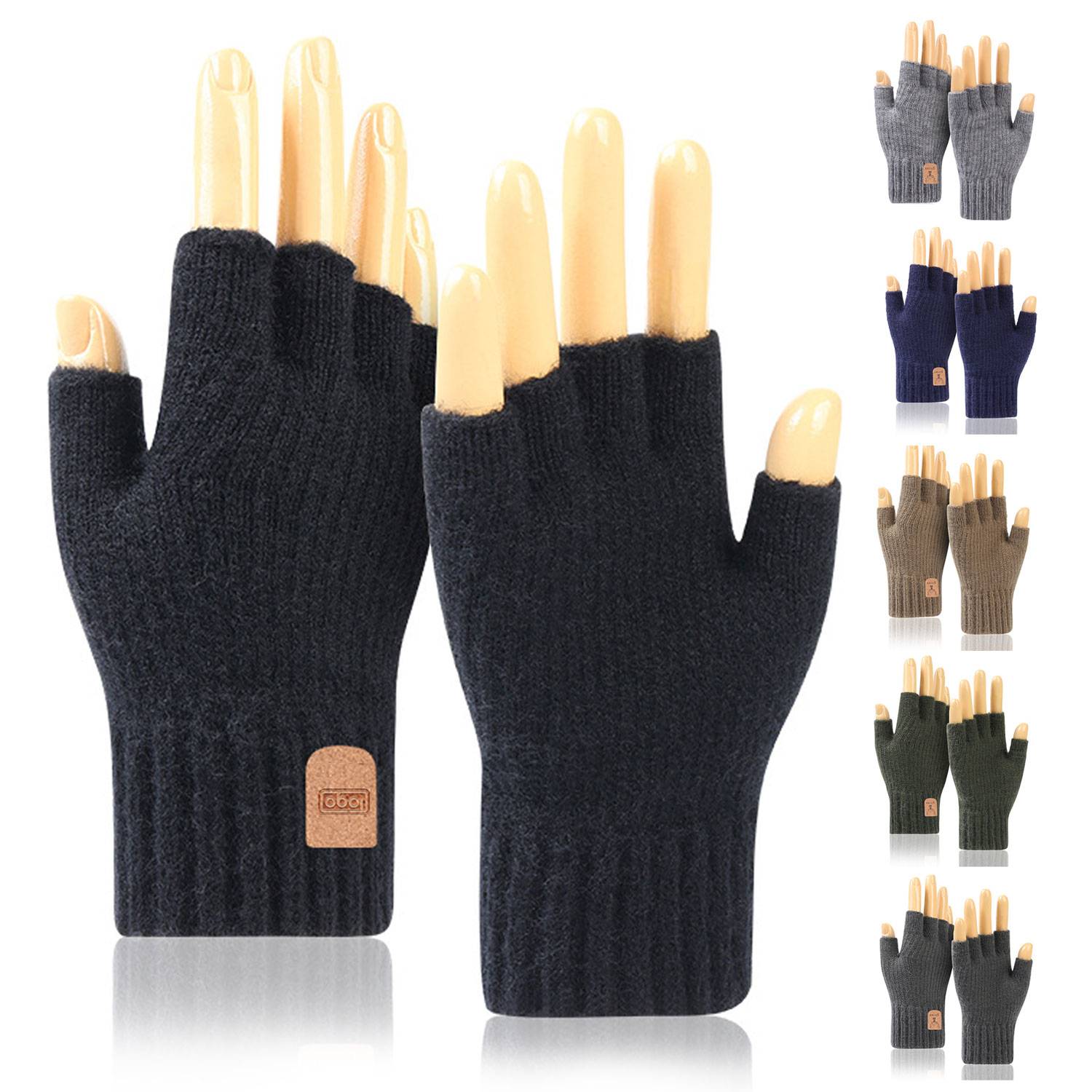 Custom Knit Fingerless Gloves 1