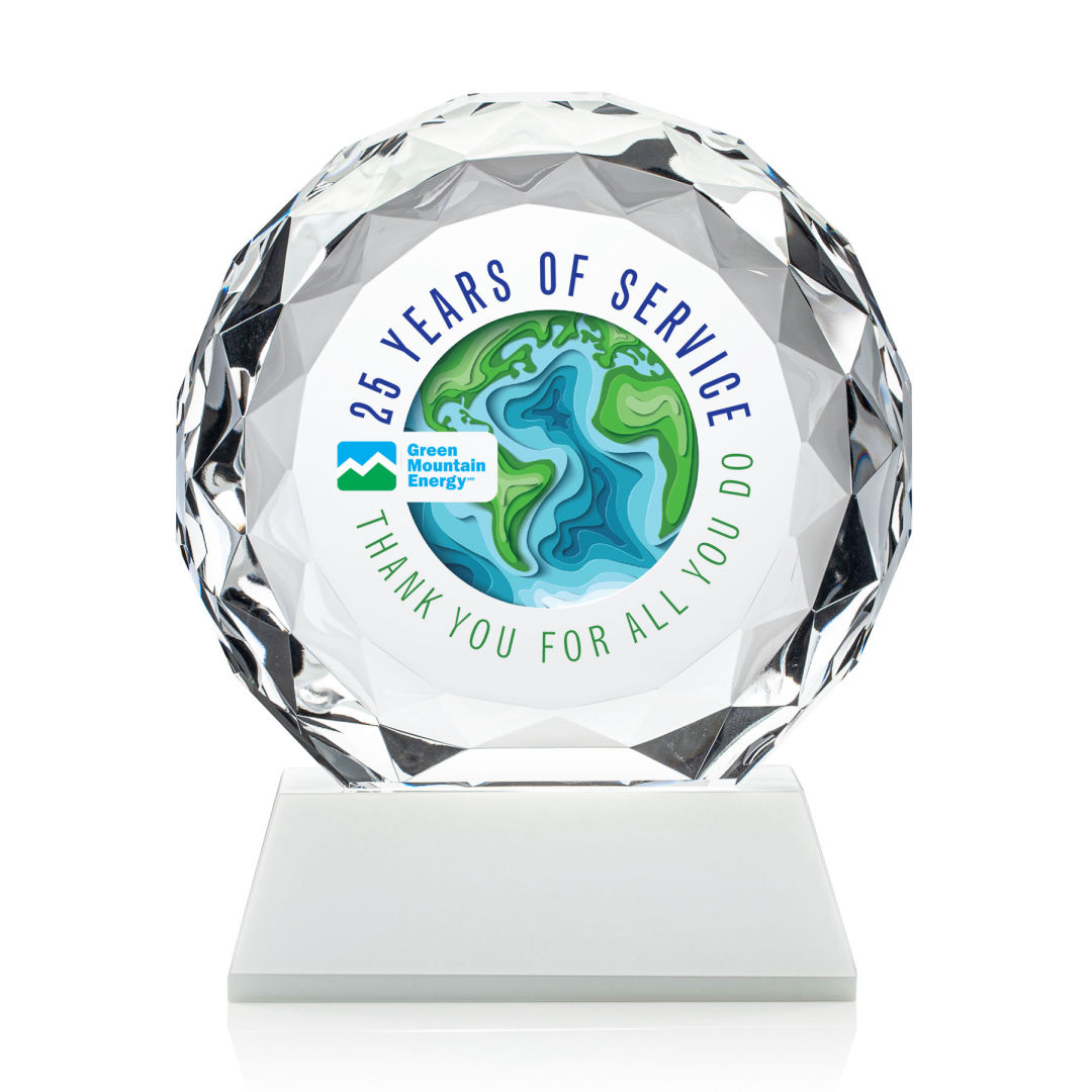 Seville VividPrint™ Award on Entwhistle Base - White 9