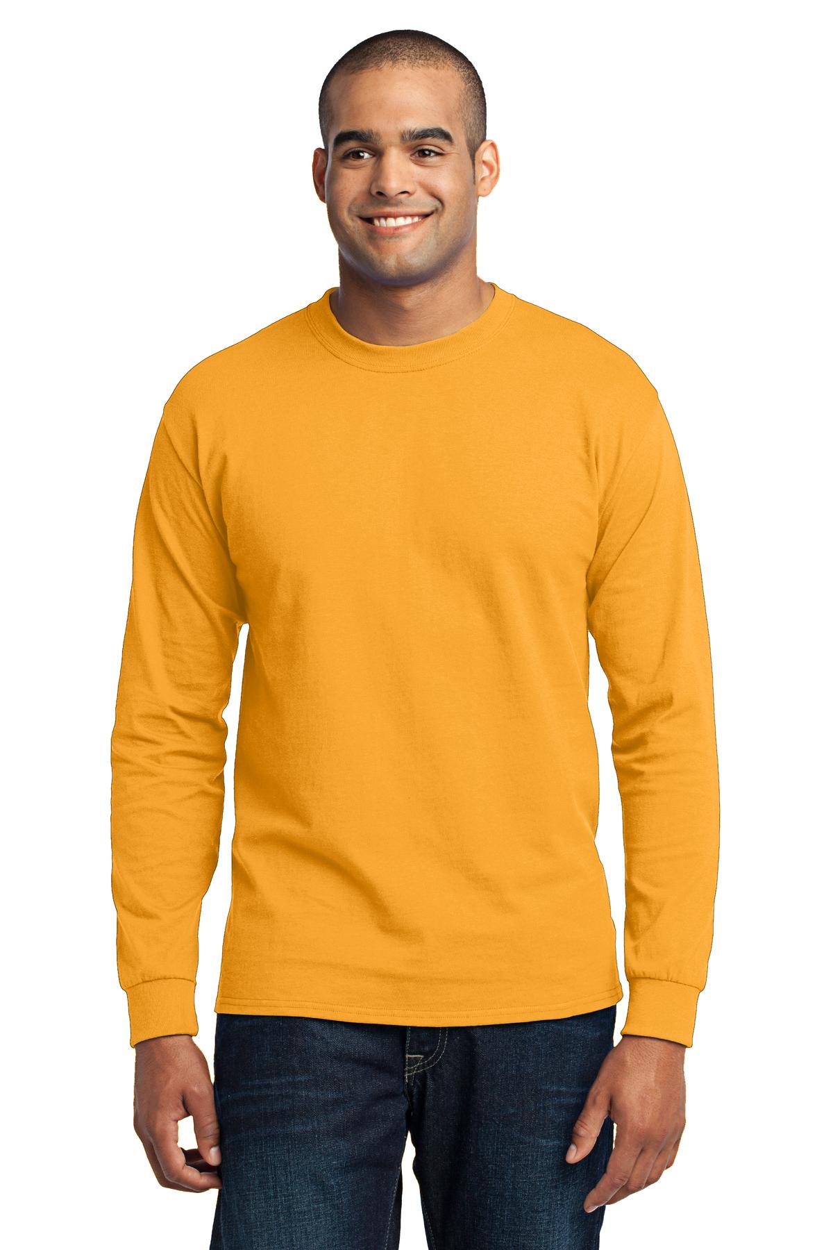 Port & Co Long Sleeve Core Blend Tee. PC55LS 103