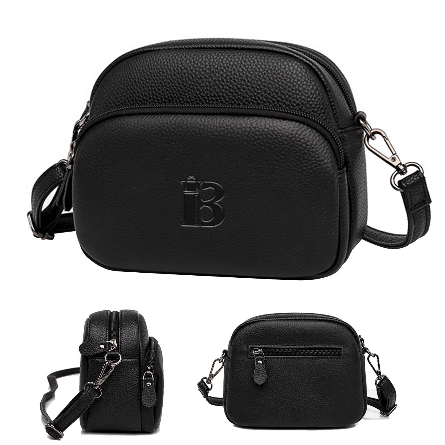 Genuine Leather Shoulder Satchel Bag 2