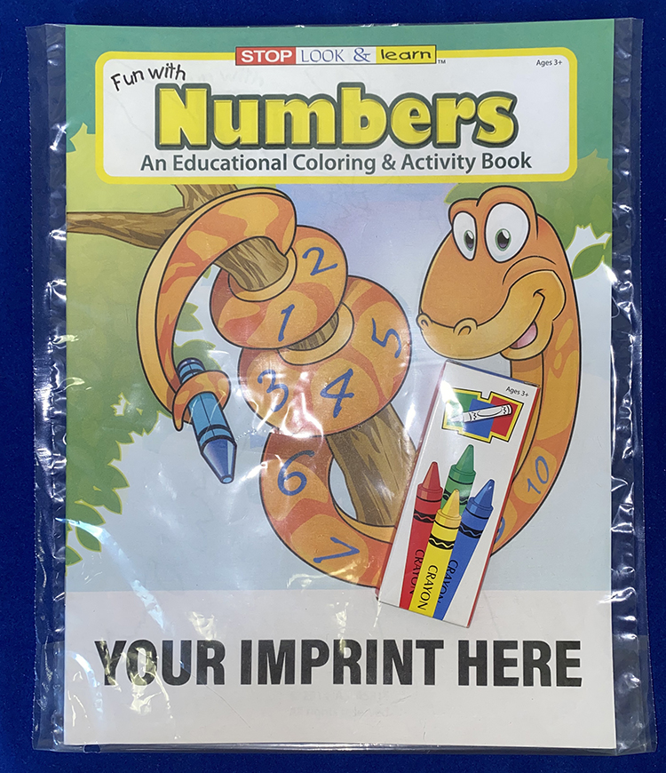 COLORING SET - Fun With Numbers Coloring Book Fun Pack 5
