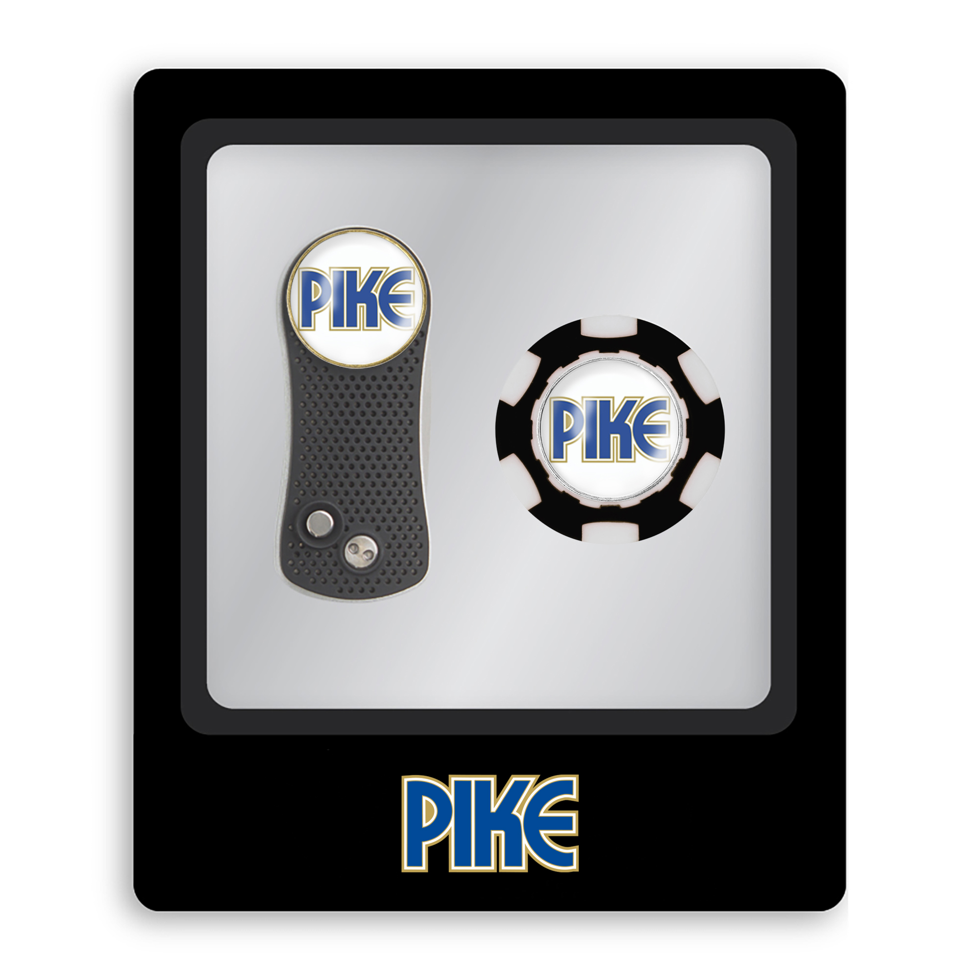 Ahead Switchfix Divot Repair Tool & Poker Chip Ball Marker Gift Set 27