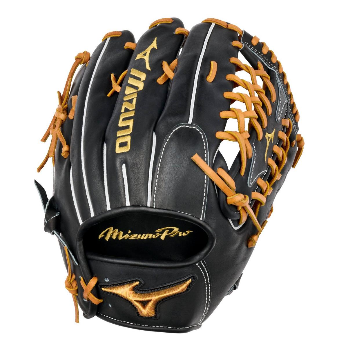 GMP-7100D Mizuno Pro, Premium Outfielder Baseball Glove, 12.75", Deep Pocket, Shock Absorber 16 Web 3