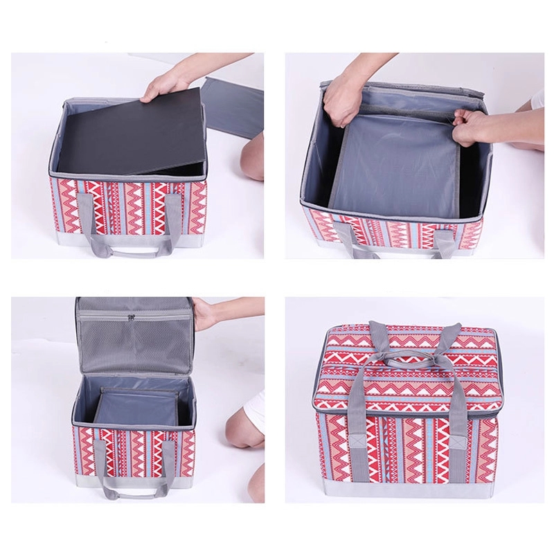 60L Oxford Cloth Steel Frame Storage Box Bag 2