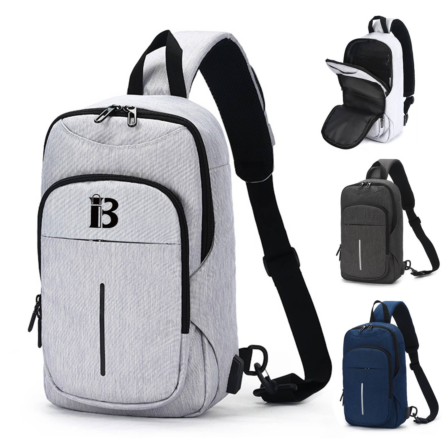 Oxford Men's Diagonal Chest Bag 1