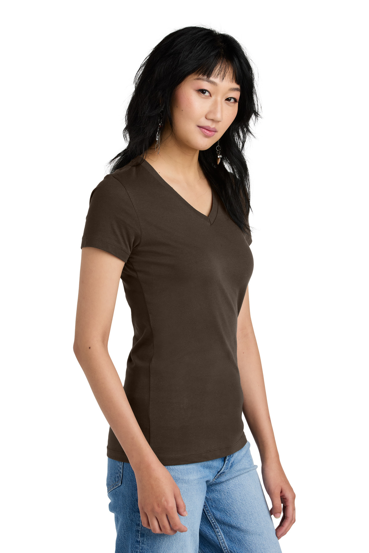 District® Women's Perfect Weight V-Neck Tee 70