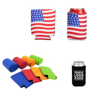 Insulated Neoprene Bottle Cooler With Opener, custom koozie with logo imprint 2