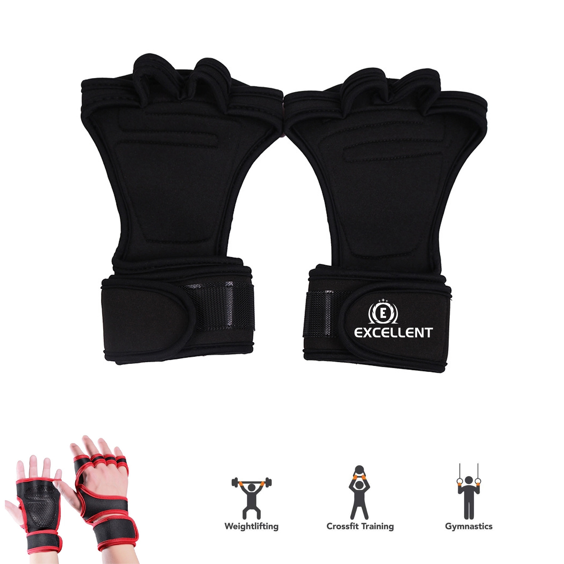 Non-Slip Ventilated Weightlifting Gloves 2