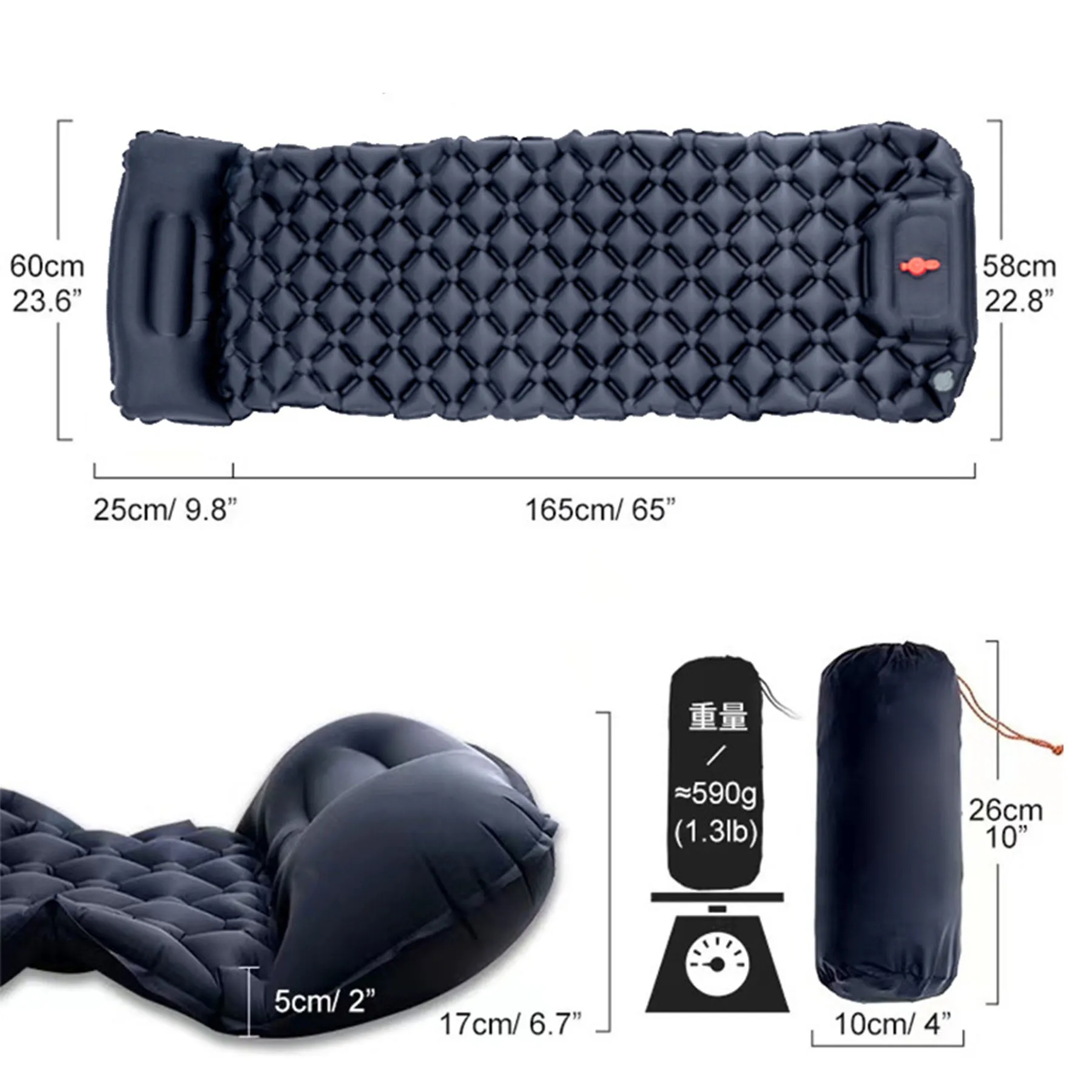 Outdoor Adventure Inflatable Camping Mattress 8