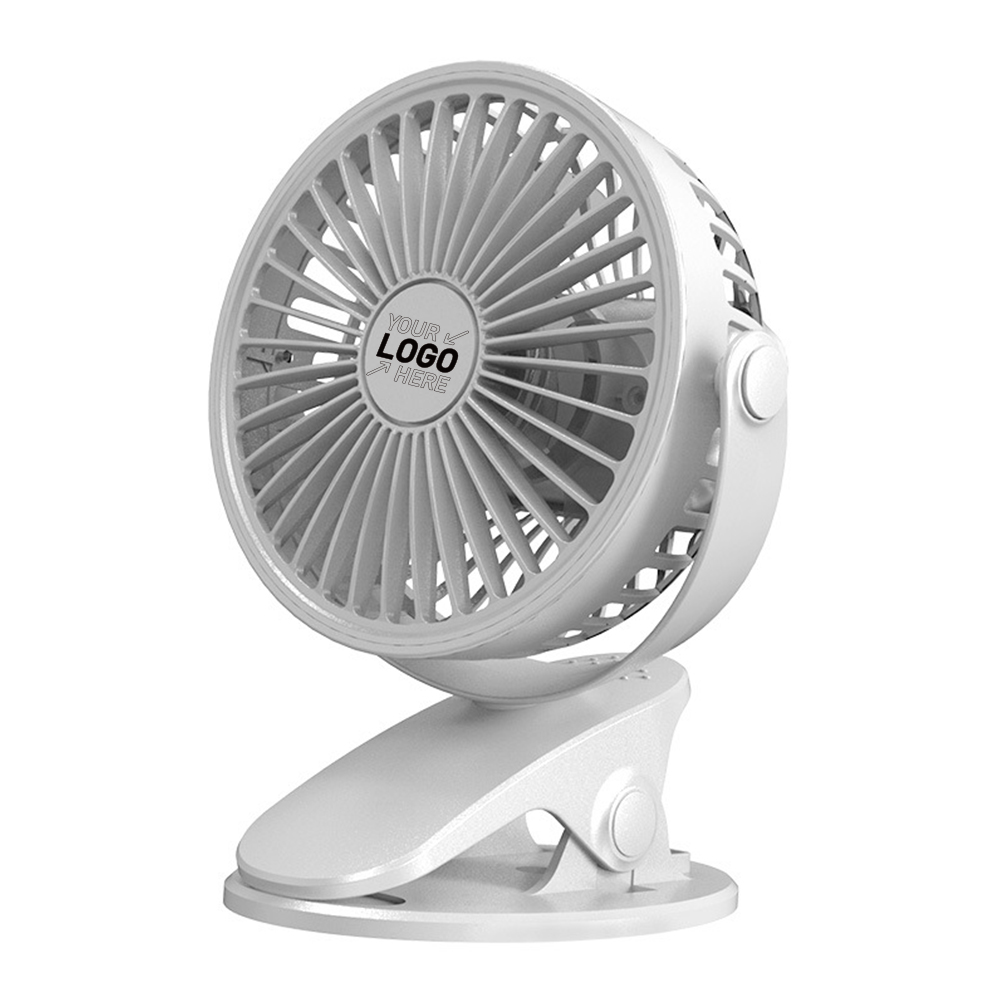 Rotatable Rechargeable Portable Clip USB Fan 4