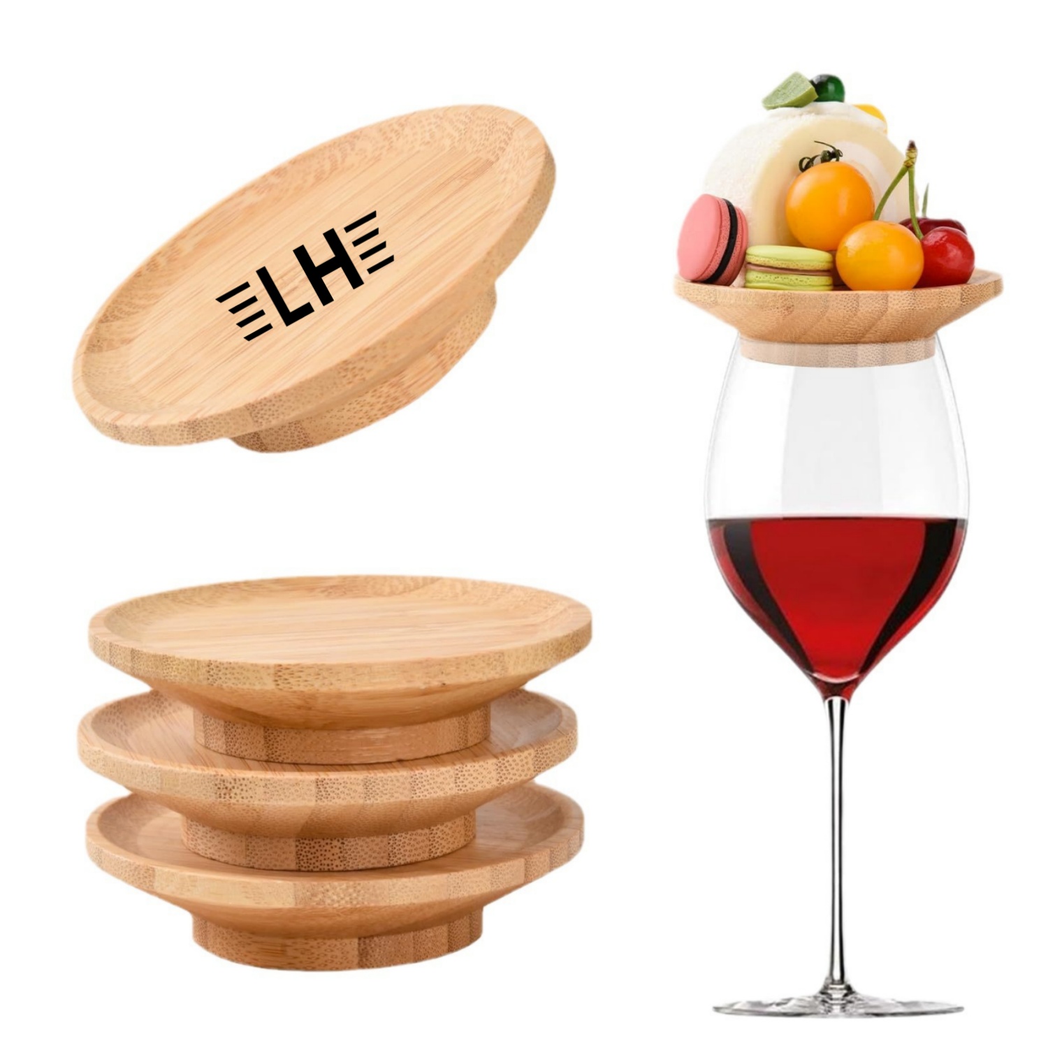 Wine Glass Topper Coaster Multifunctional Lid 2