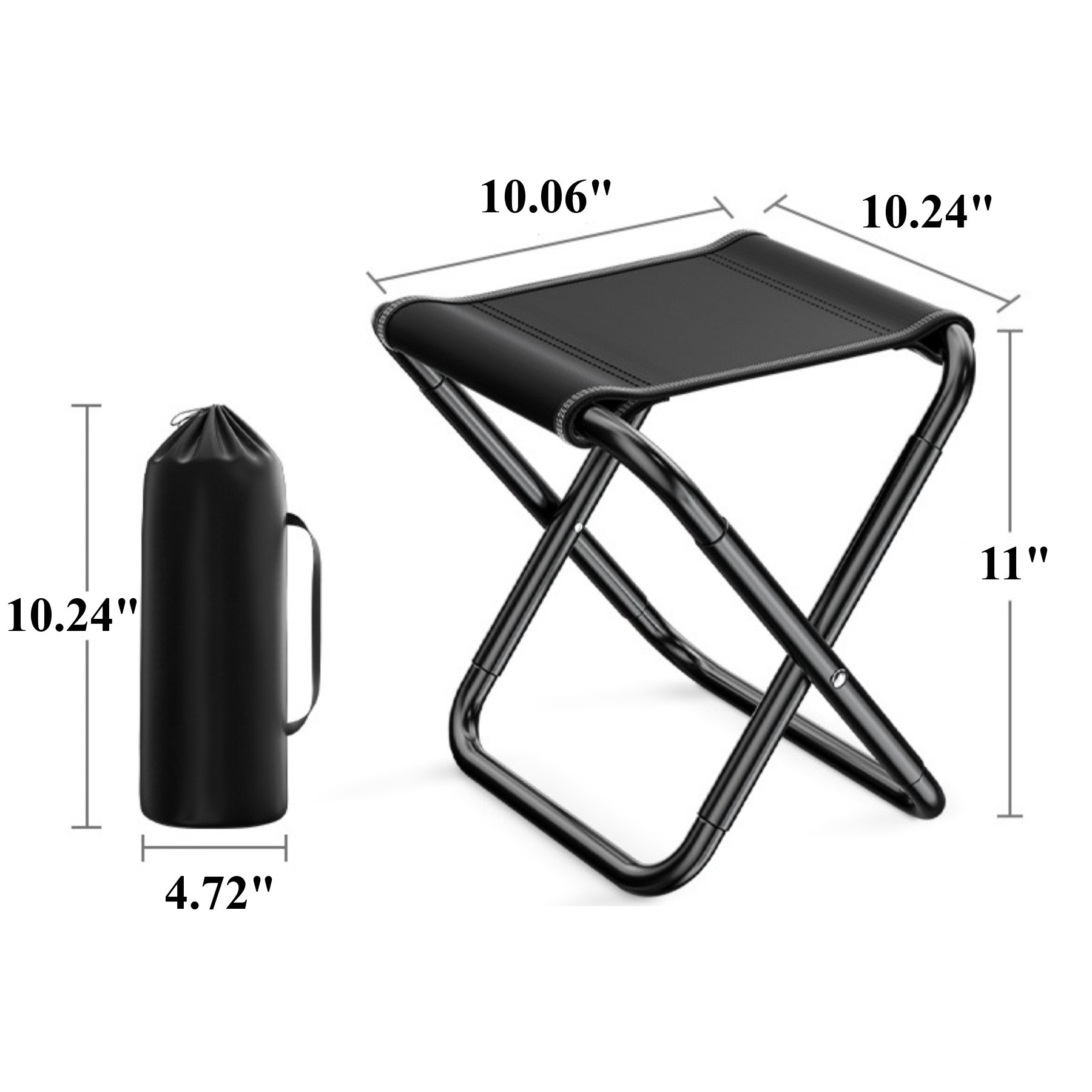 Outdoor Portable Oxford Folding Stool 2