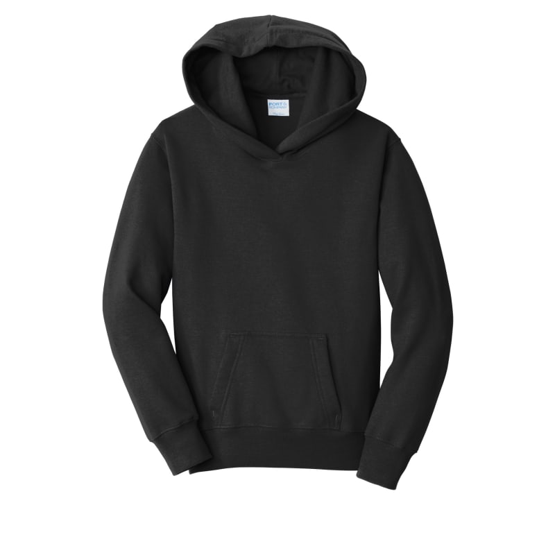 Port & Company Youth Fan Favorite Fleece Pullover Hooded Sweatshirt. 14
