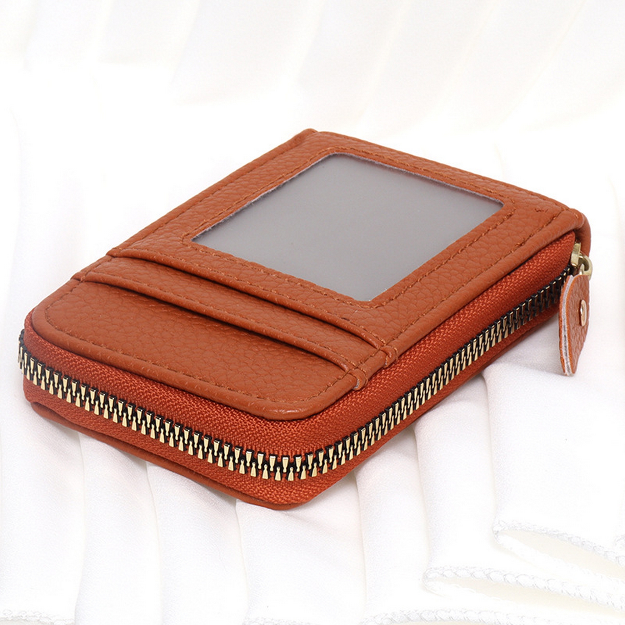 PU Lychee Pattern Multifunctional Large Capacity Organ Card Holder 6