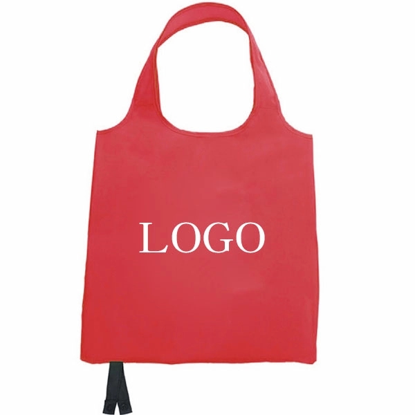Polyester Roll and Go Tote, custom tote bag with logo imprint 6