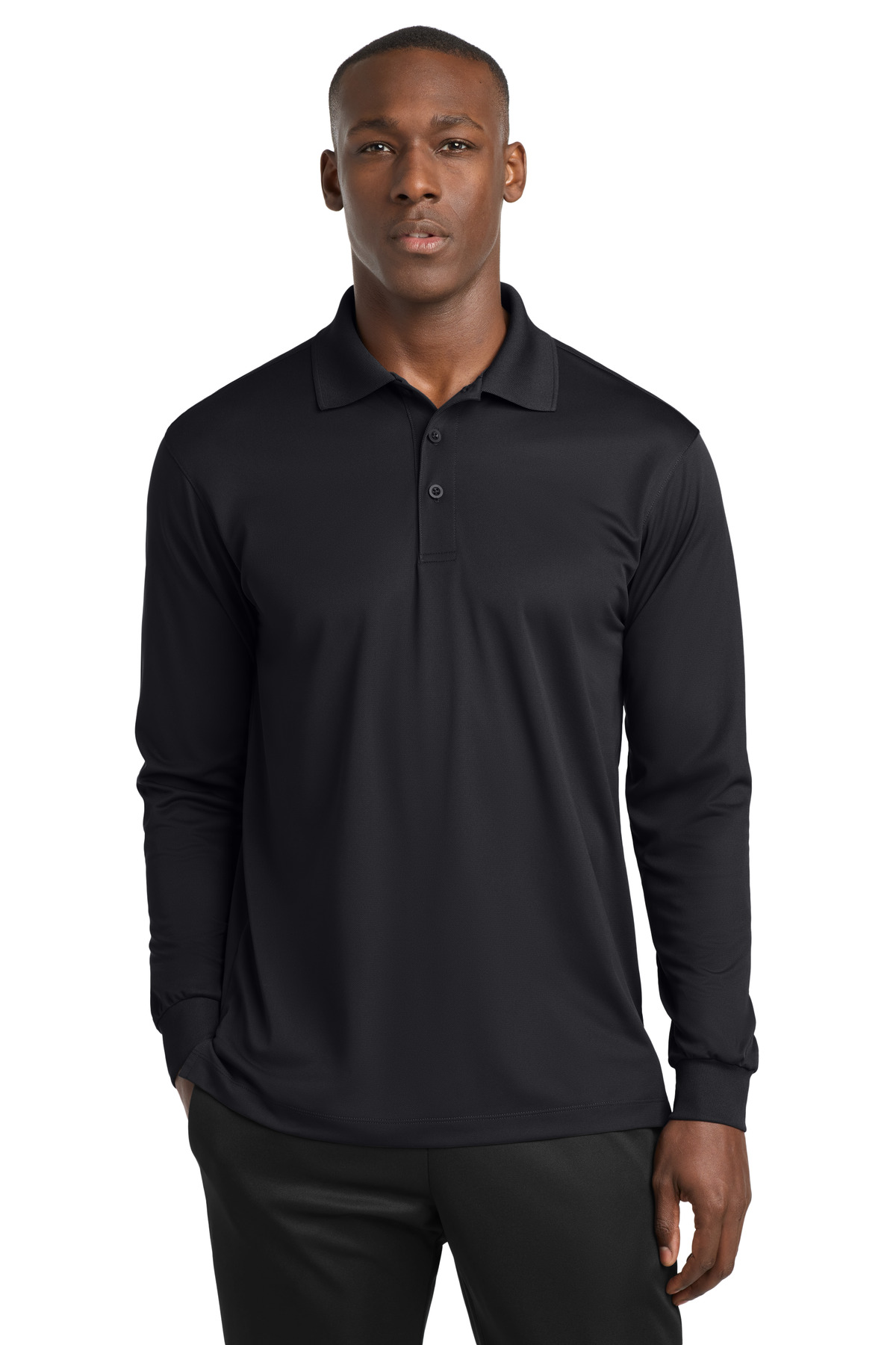 Sport-Tek Long Sleeve Micropique Sport-Wick Polo. ST657 40