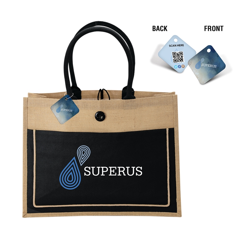 Camden Natural Jute Tote 10