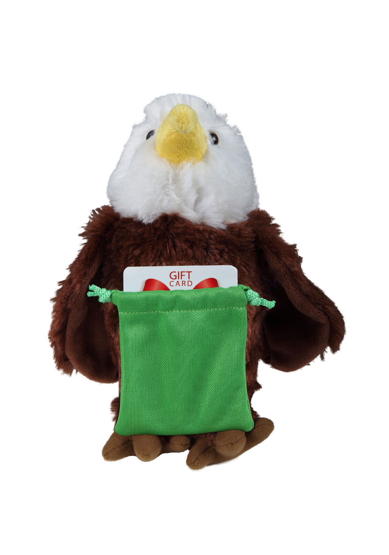 soft plush Eagle with gift card sack 3