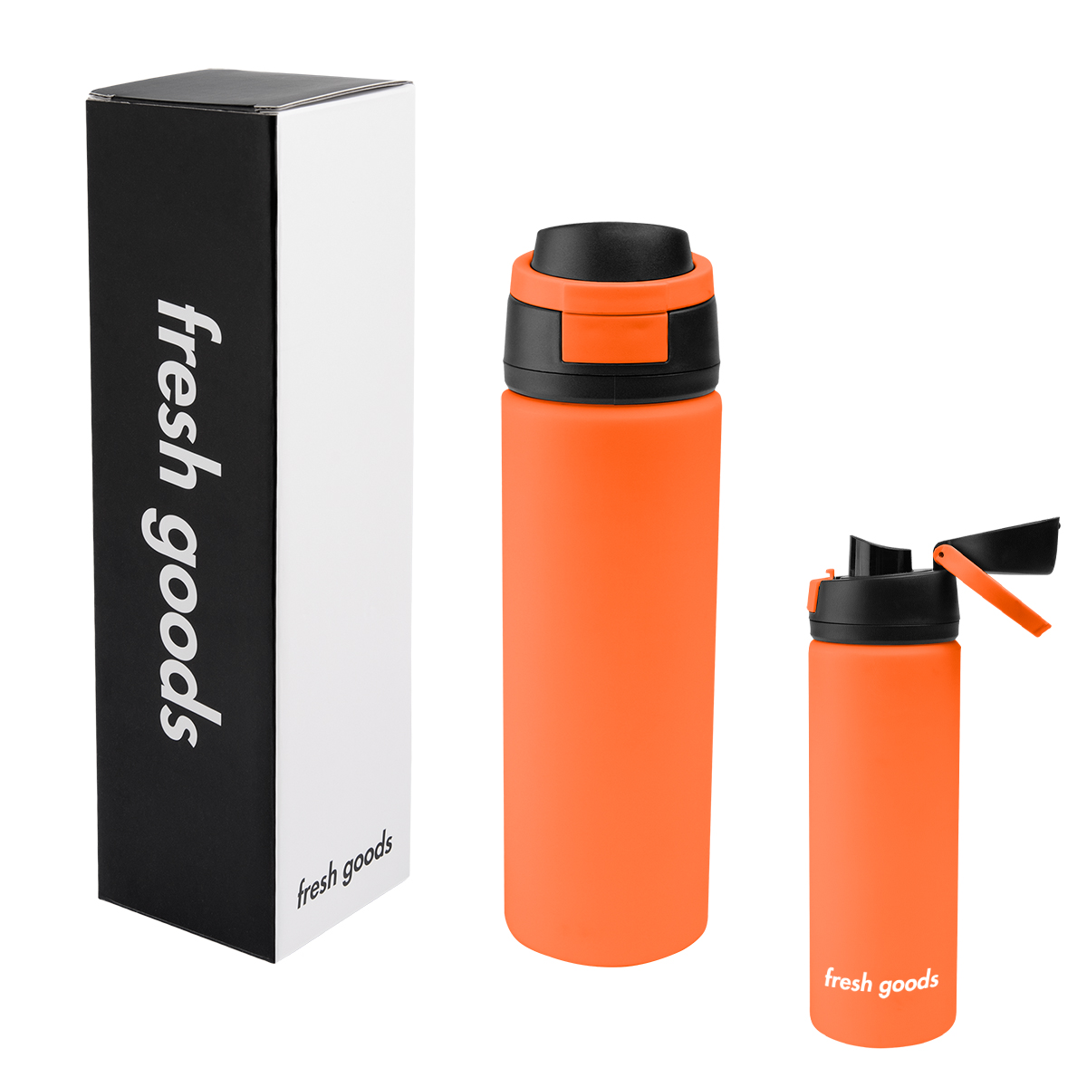 Fresh Goods 24 Oz. Pop Sip Recycled Stainless Steel Bottle 8