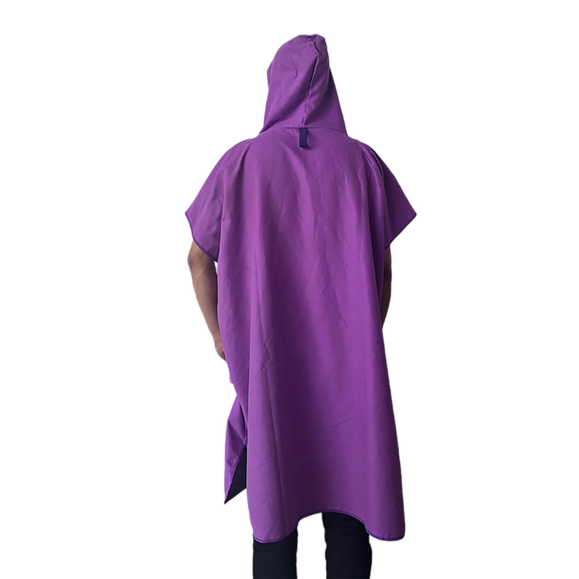 MOQ 50 Solid Color Adult Poncho 4