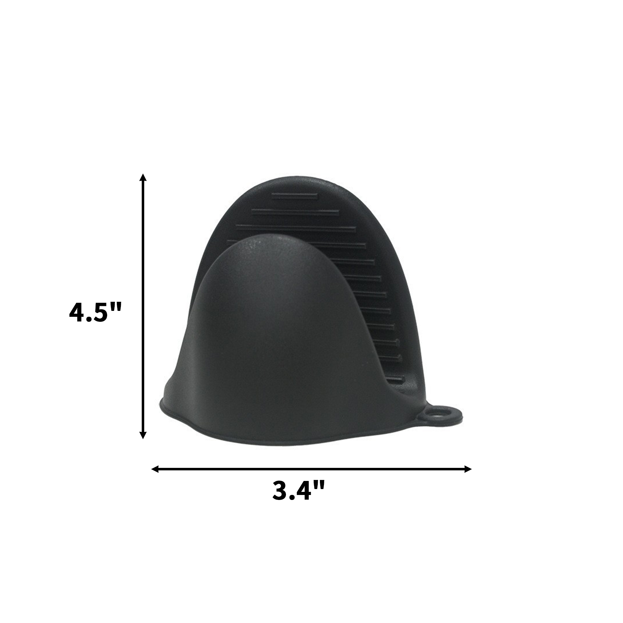 Silicone Heat Resistant Pinch Mitt 4.5" x 3.4" 5