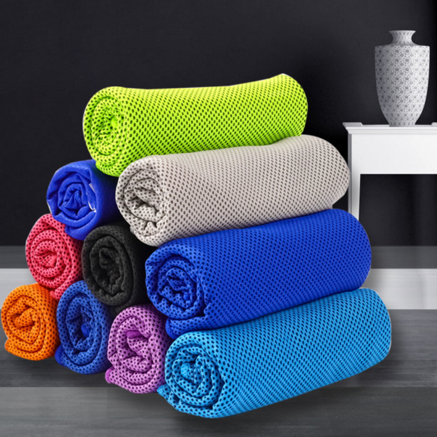 PET bottle microfiber recycled instant cooling towel 6