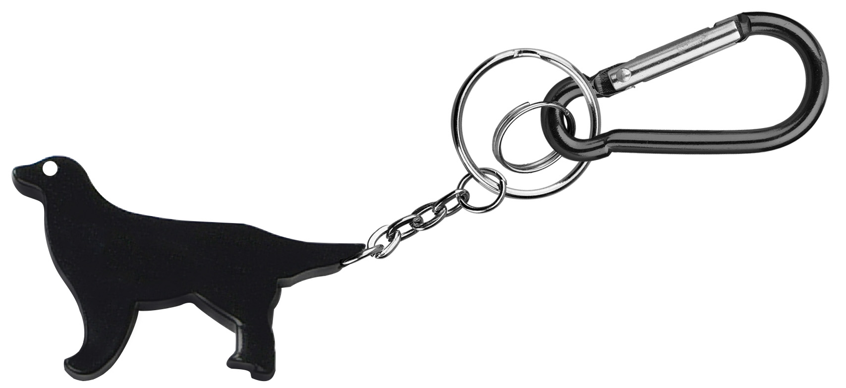 Dog Shape Bottle Opener Key Chain & Carabiner 3