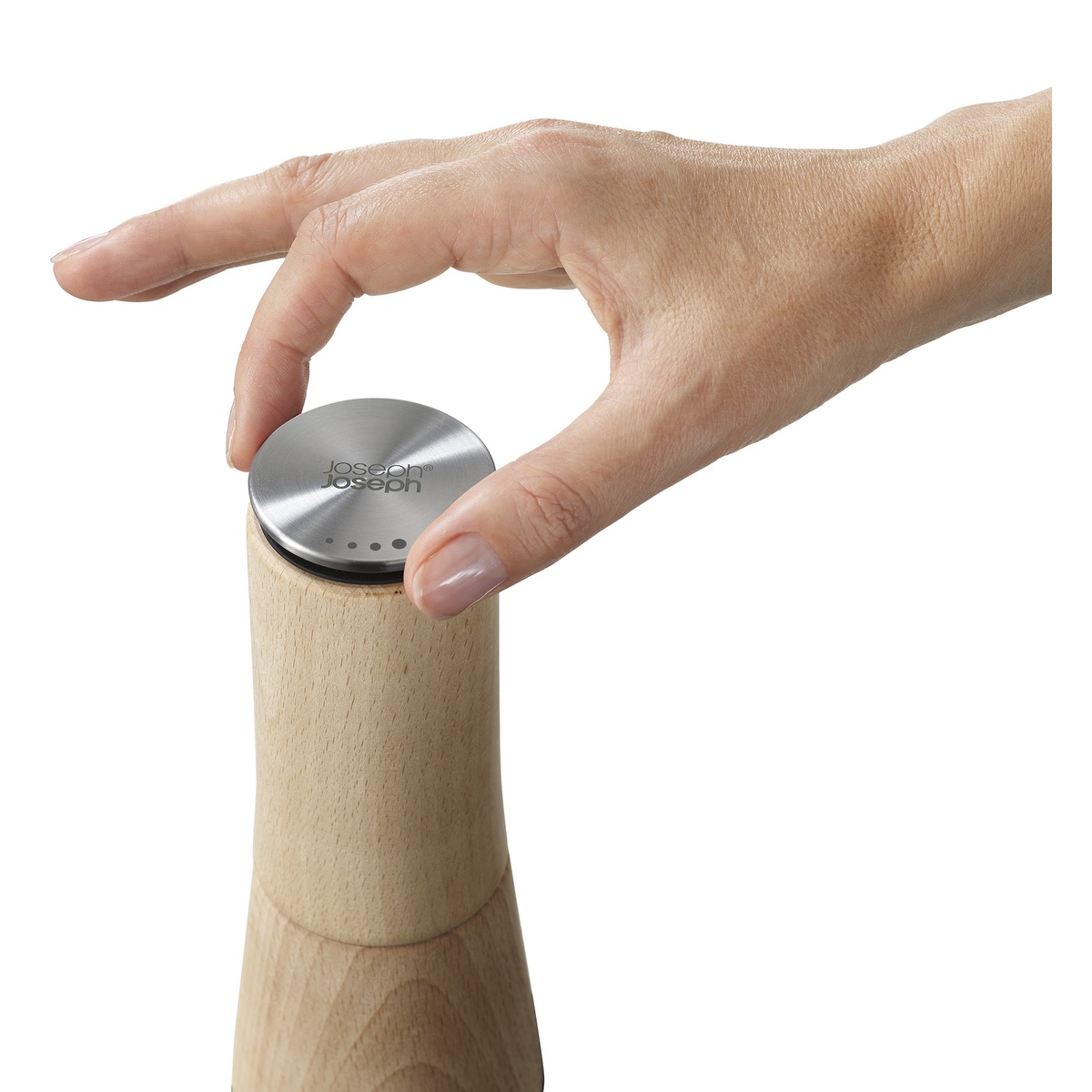 Joseph Joseph® Milltop™ Wood Pepper Mill 8