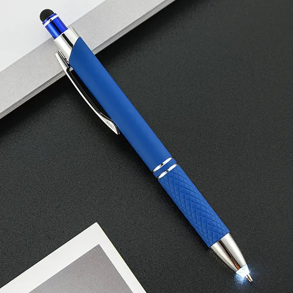 3 in 1 stylus metal pen with flashlight 2
