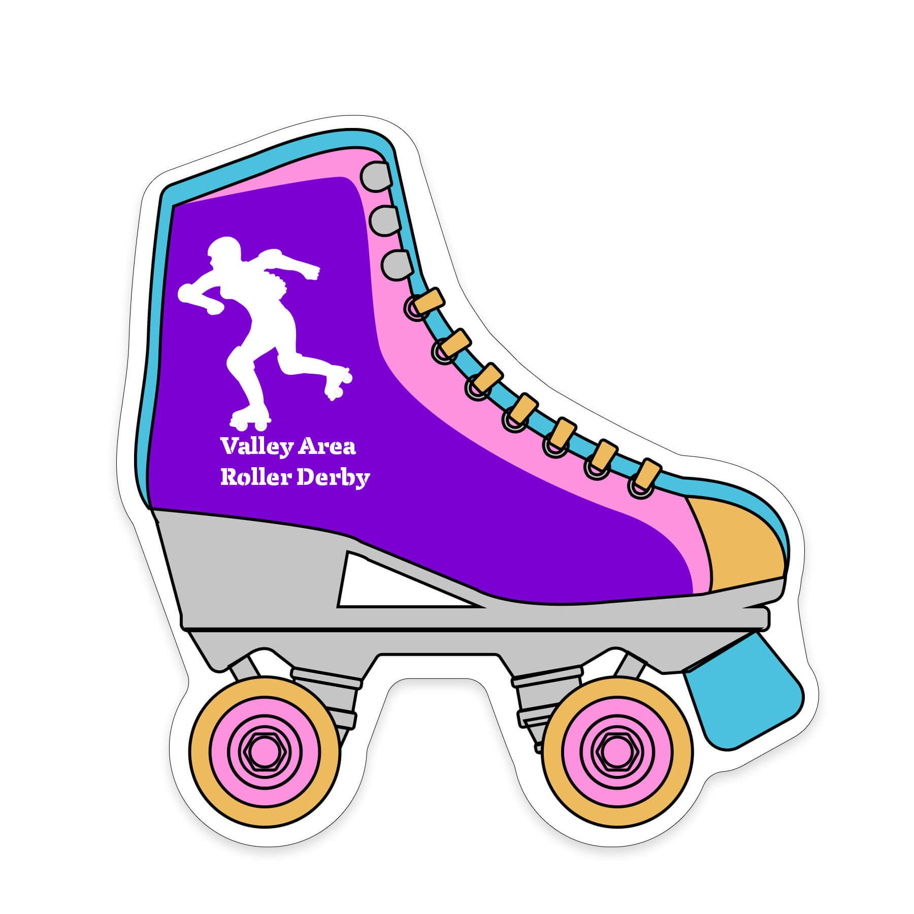 Roller Skate Shaped NoteKeeper™ Magnet 35 Mil 3