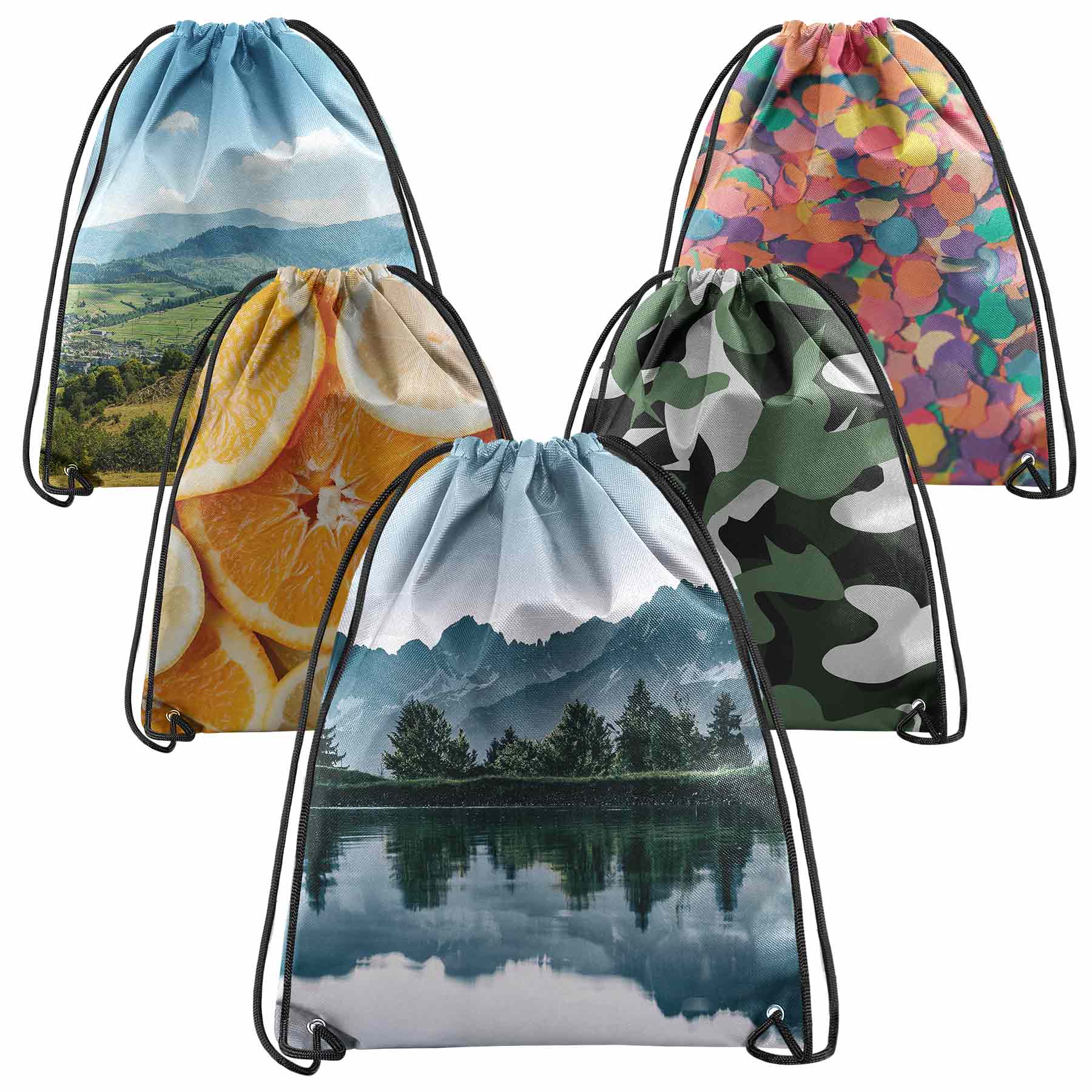 Dye-Sublimation Drawstring Backpack 2