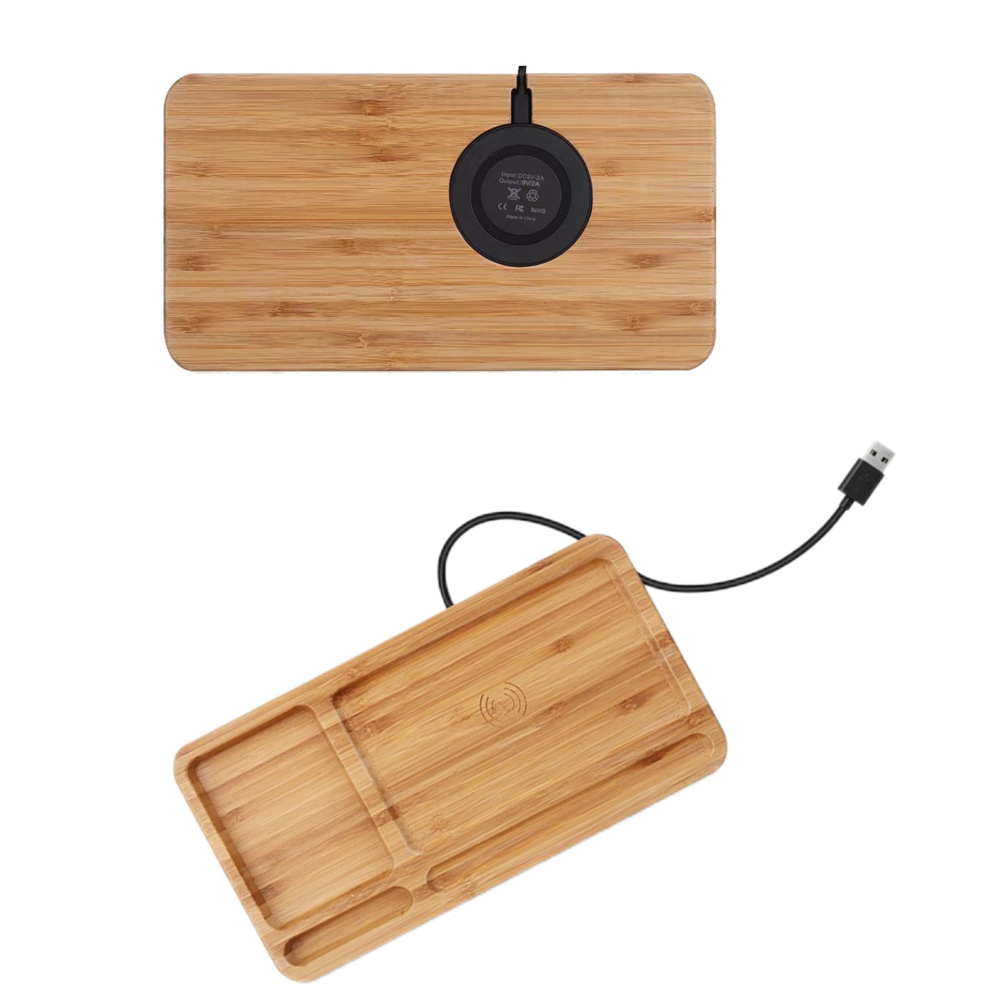 Wood Wireless Charging Pad 3