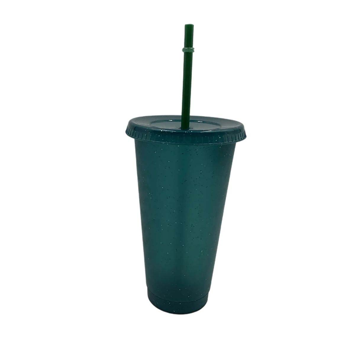 Reusable Sparkle Straw Cup 24oz for Drinks 17