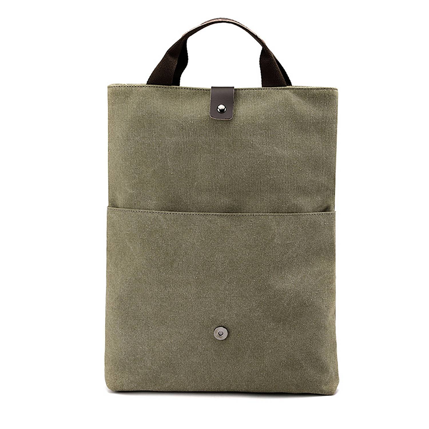 12" Foldable Canvas Shoulder Handbag for Daily Use 7