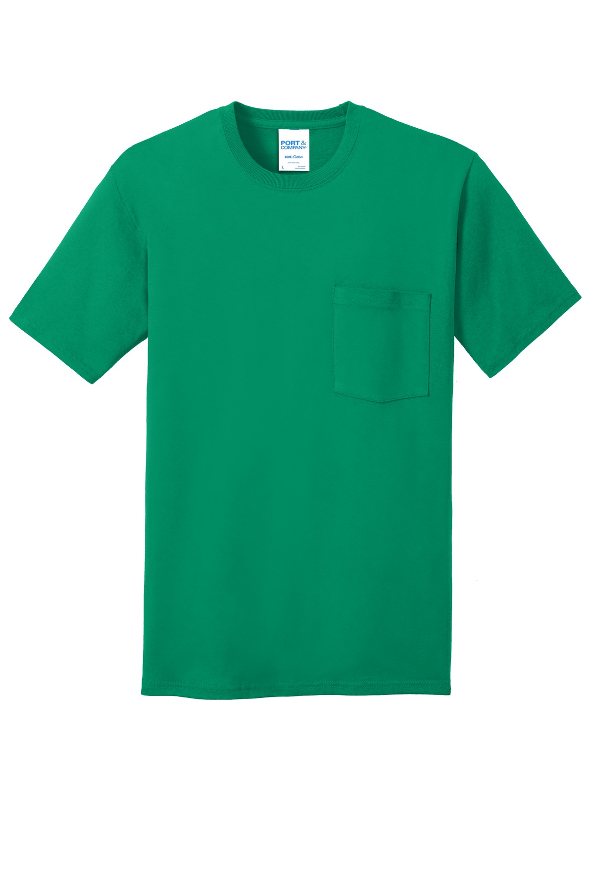 Port & Co Core Cotton Pocket Tee. PC54P 4