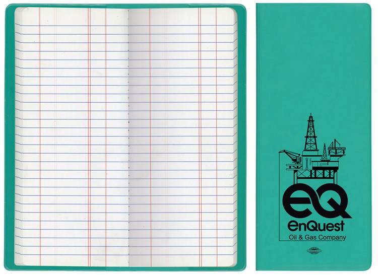 Oil & Pipe Long Tally Book-Standard Vinyl 12