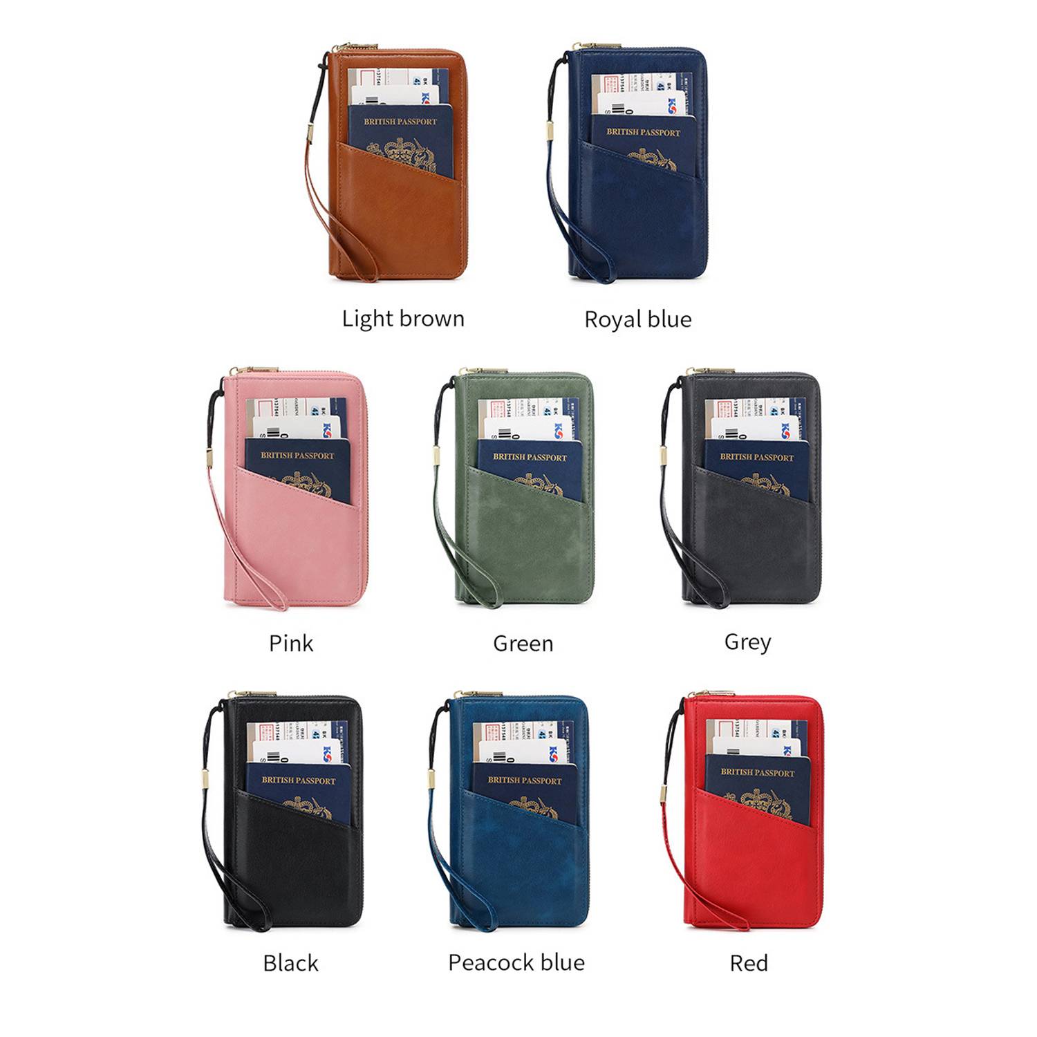 New Anti-theft Travel Document Multifunctional Storage Bag 8