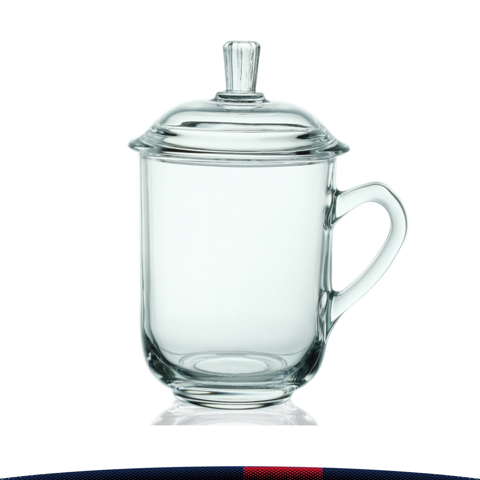 13 oz. Tea Glass with Lids 2