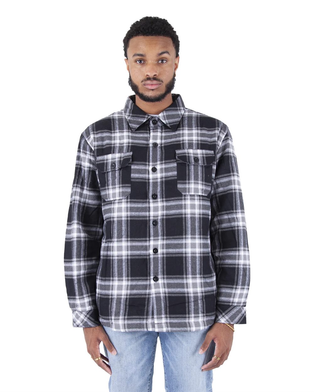 Unisex Plaid Jacket - SHPFJ 12