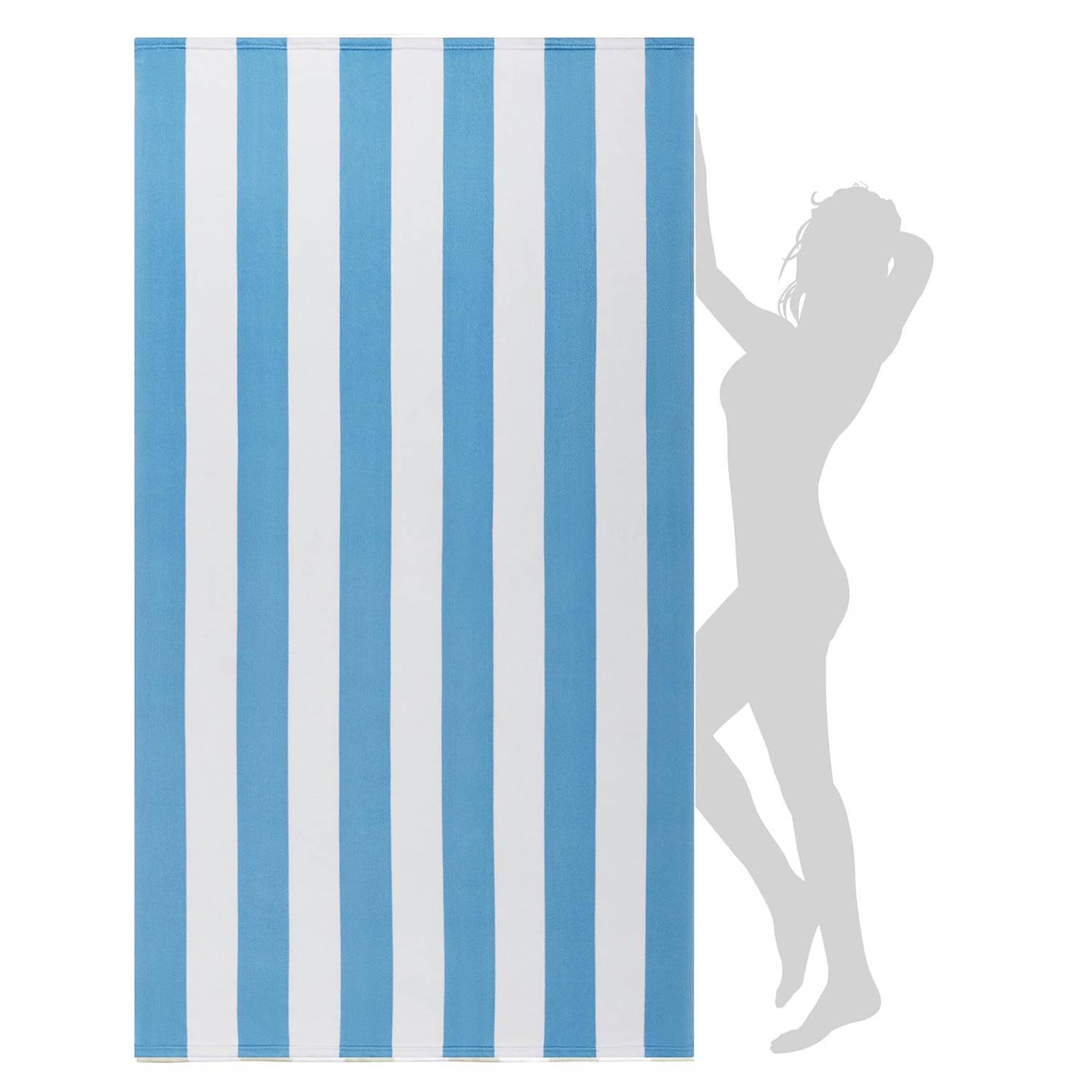 Lightweight Quick-Dry Colorful Striped Beach Towel 5