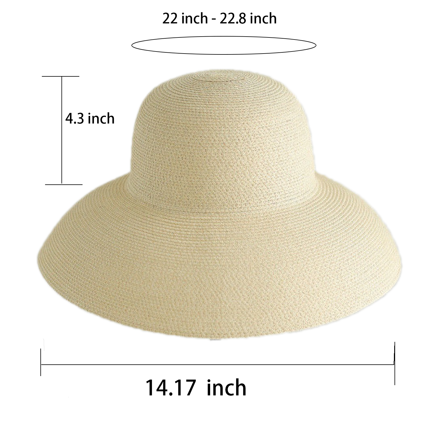 Summer Wide Brim Straw Sun Hat 2