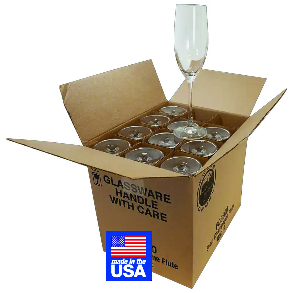 CHAMPAGNE FLUTE - 8 OZ. (Made in the USA) 6