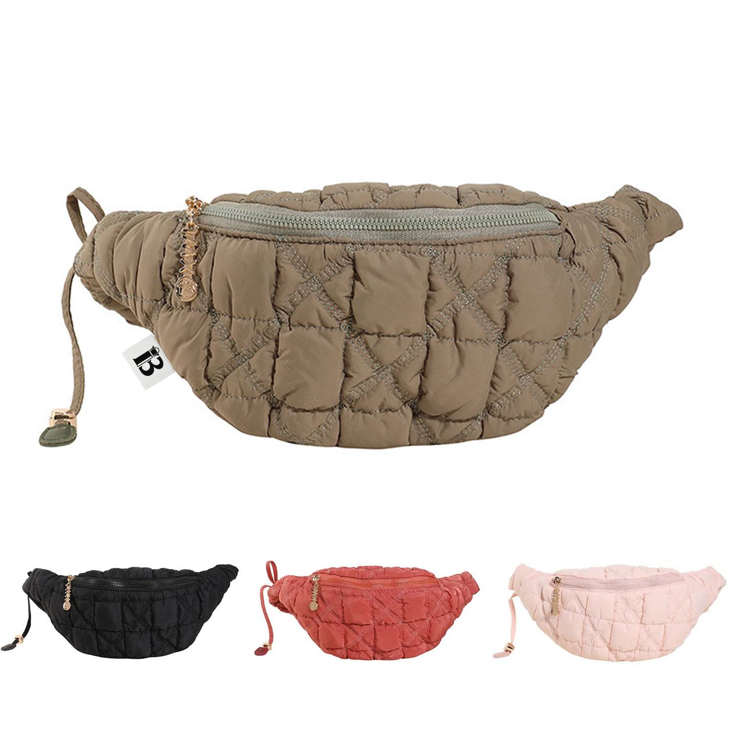 Crinkled down cotton cloud cross-body bag 4