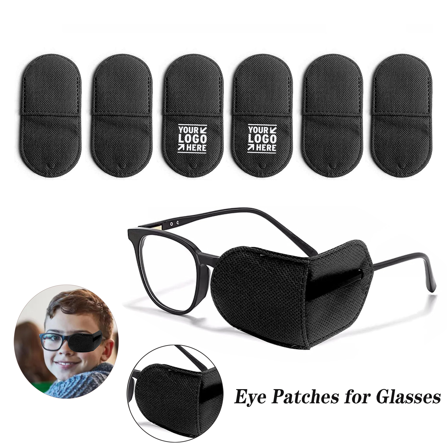Improve Amblyopia Non Woven Medical Eye Fabric Adults Kids Eye Patche 2
