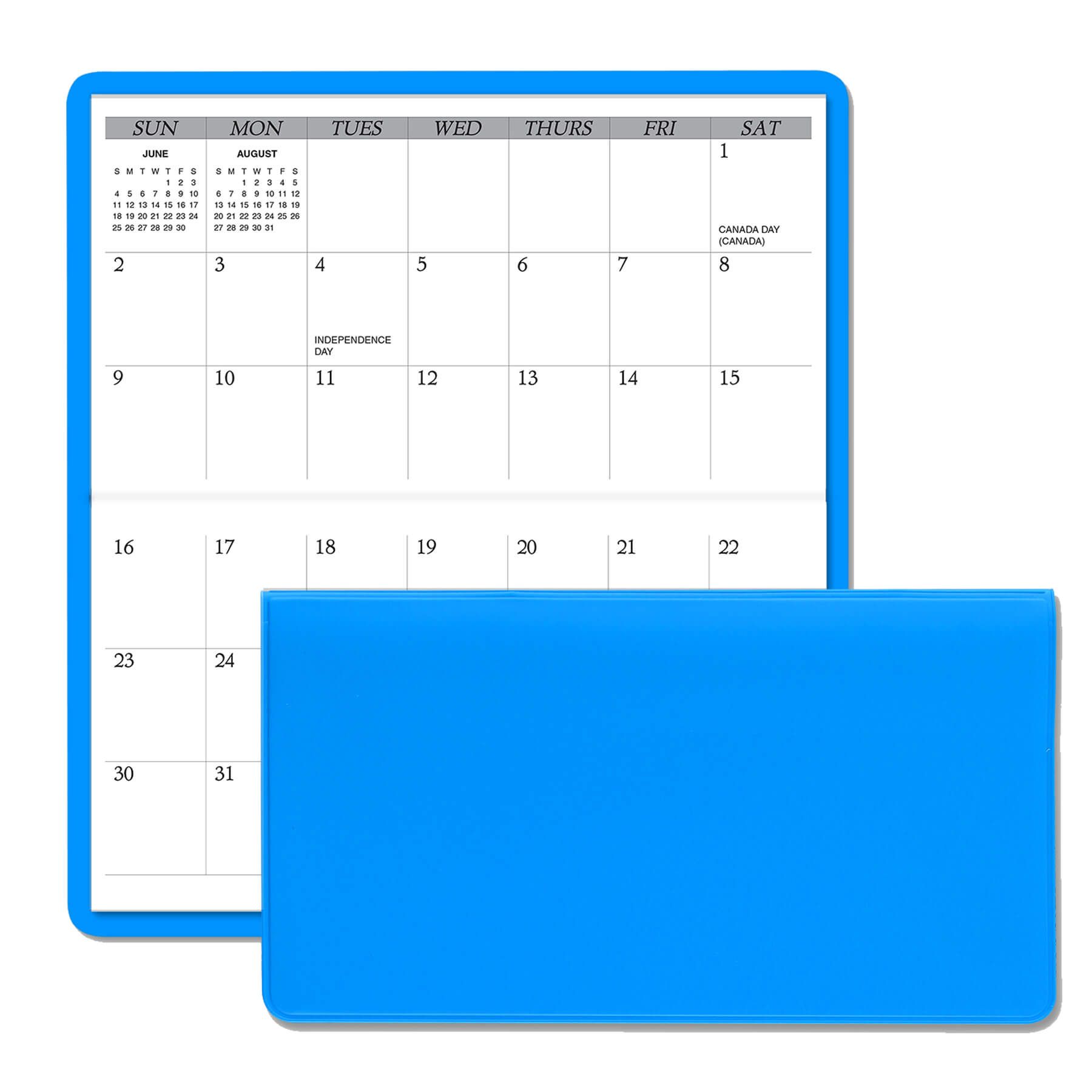 Horizontal Monthly Pocket Planner 10