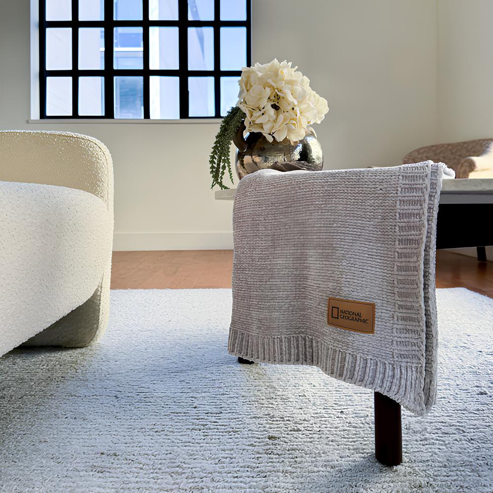 Chenille Knit Throw 1