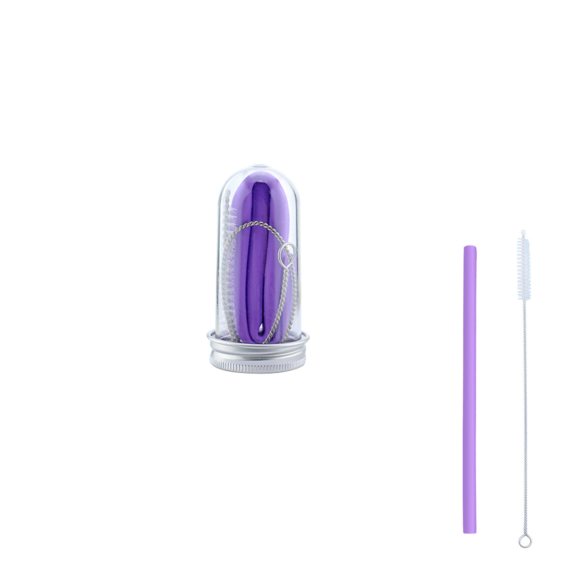 Foldable Silicone Straw With Tube Case 3
